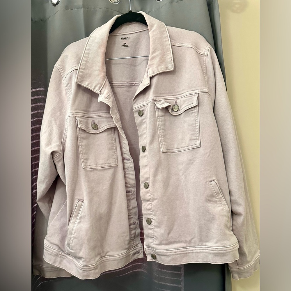 Women’s Lilac Denim Jacket